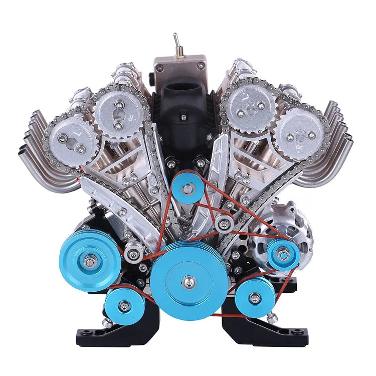 Decorative V8 Engine Block Ornament Metal Car Heritage Home Accessory for Office Garage and Workshop | Sansoti