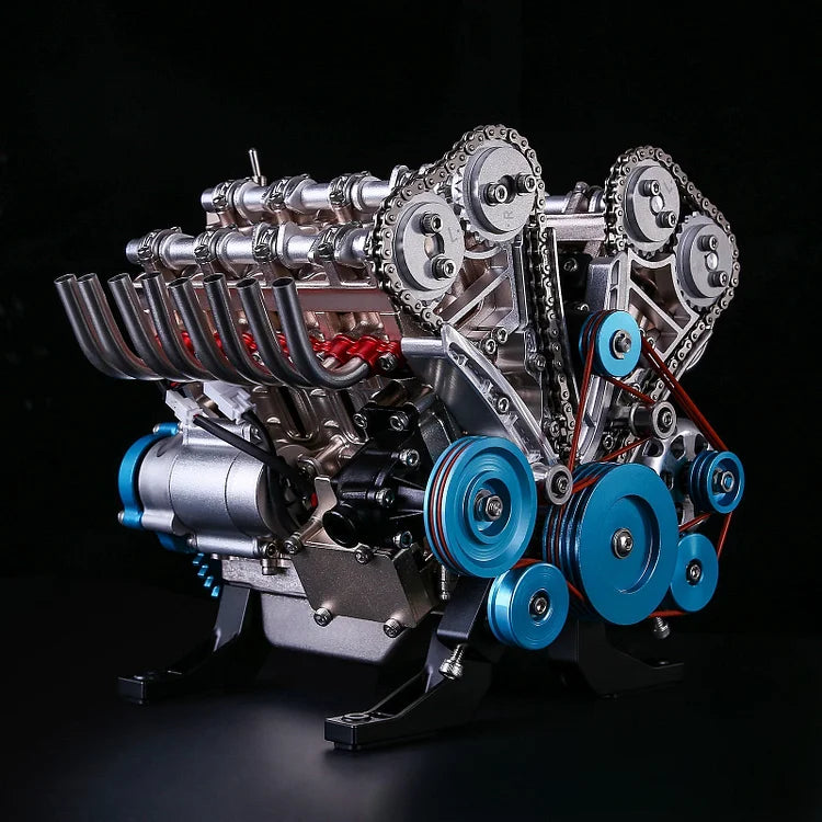 Decorative V8 Engine Block Ornament Metal Car Heritage Home Accessory for Office Garage and Workshop | Sansoti