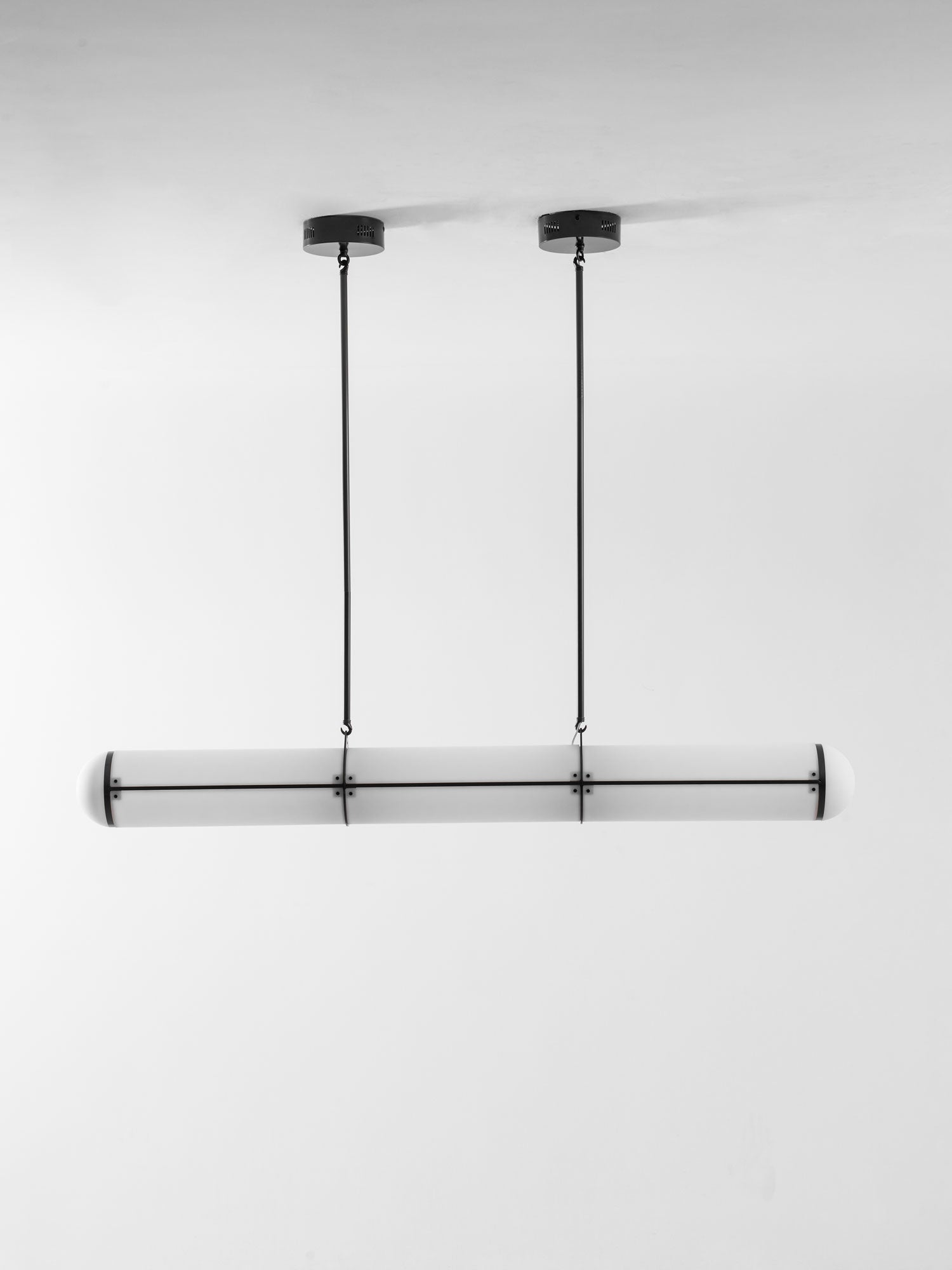 Eindloze Cilindrische Hanglamp Moderne Lineaire Verlichting voor Eettafel en Woonkamer Geïntegreerde LED Zwevende Lichtlijn Architectonische Verlichting | Sansoti