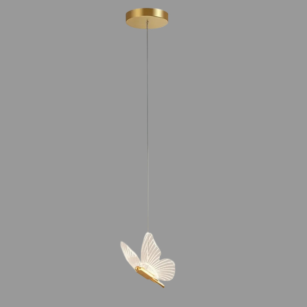 Vlinder Hanglamp LED Acryl Instelbaar Scandinavisch Design Eetkamer Woonkamer Slaapkamer Foyer Kinderkamer | Sansoti