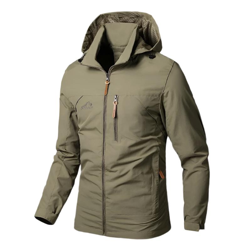 Weatherproof Men's Jacket for Outdoor – Wind and Waterproof – All-Weather Protection | Sansoti