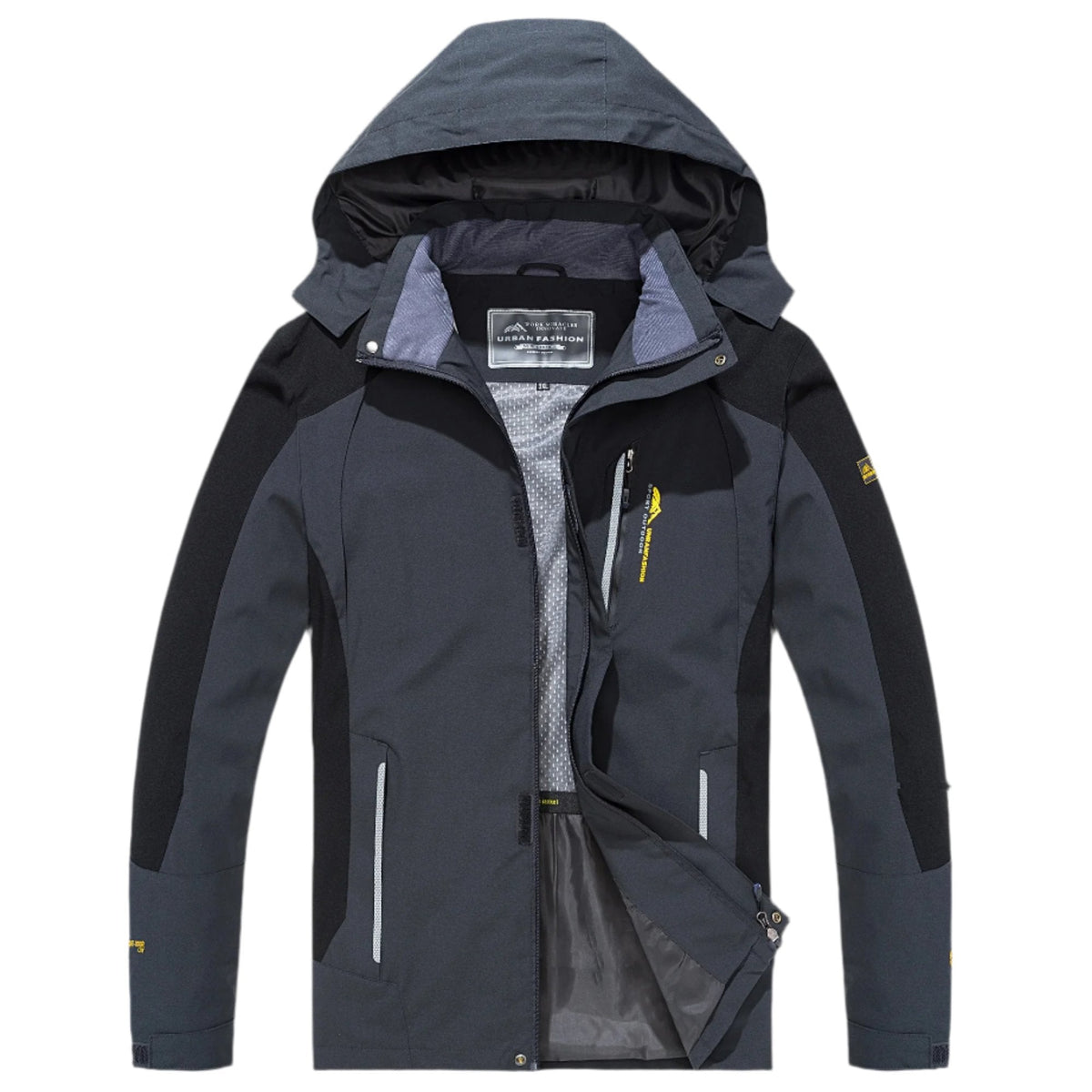 Waterproof Outdoor Jacket for Men, Windproof, Breathable, Hiking Jacket, Functional Outdoor Trekking, Multiple Colors, S-4XL | Sansoti