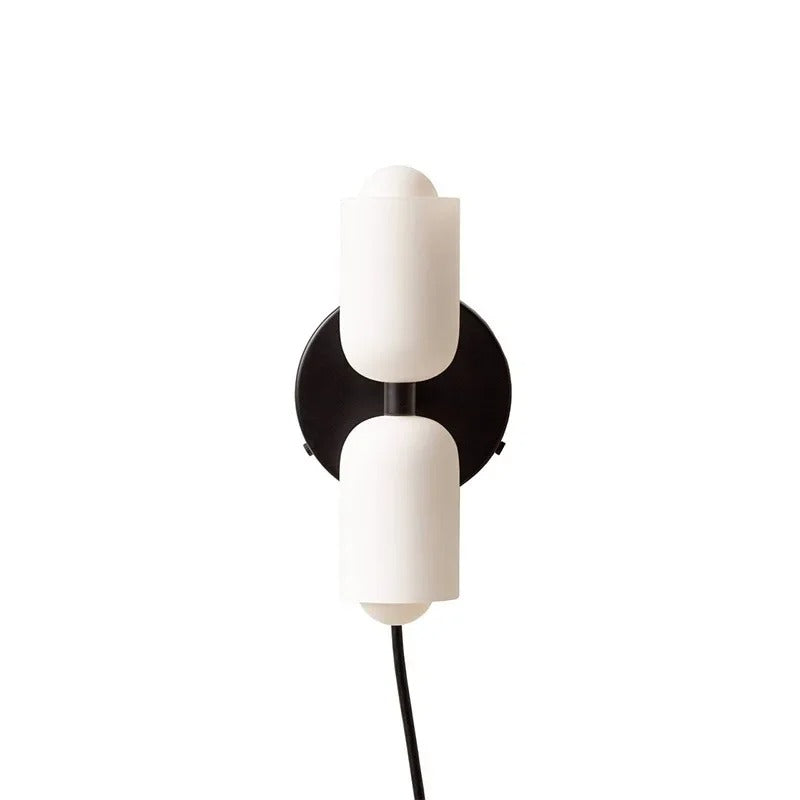 Moderne Wandlamp met Kleurrijke Kap – Glazen Lichtpunt voor Levendige Ruimtes | Sansoti