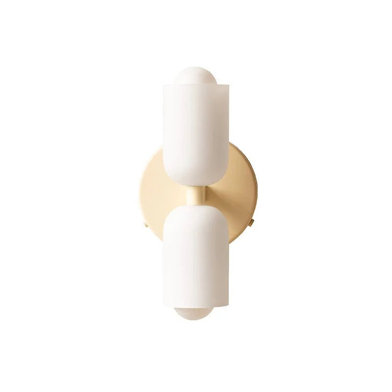 Moderne Wandlamp met Kleurrijke Kap – Glazen Lichtpunt voor Levendige Ruimtes | Sansoti