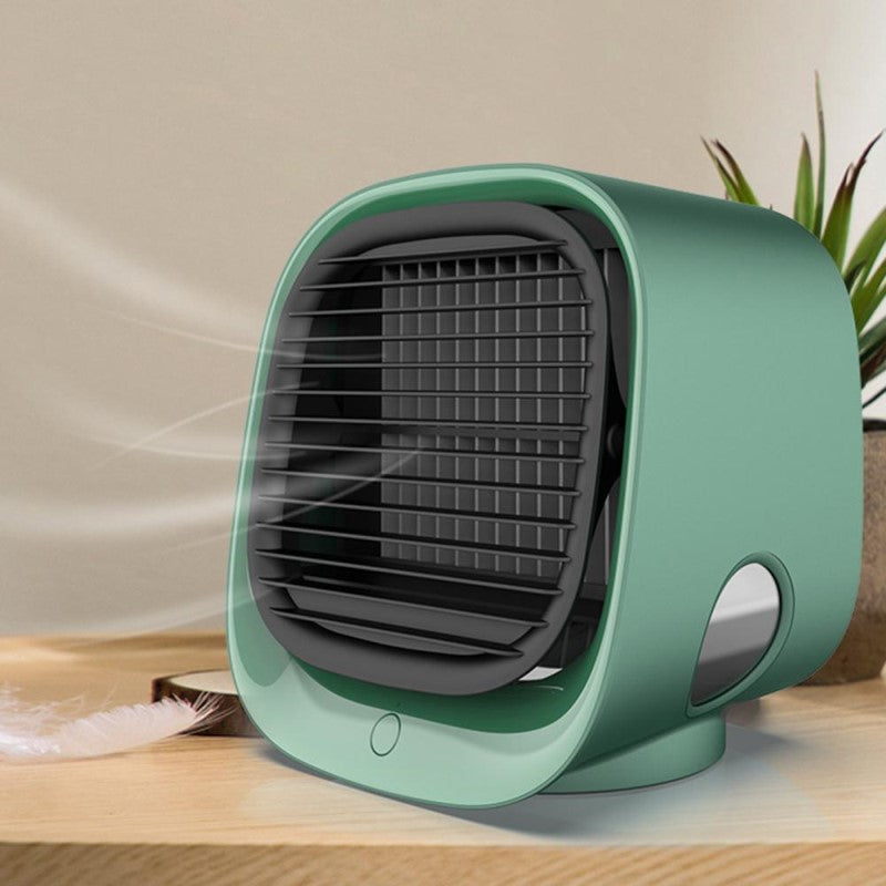 Kompakte Klimaanlage mit Luftkühler und Luftbefeuchter für Schlafzimmer und Büro über USB | Restfield