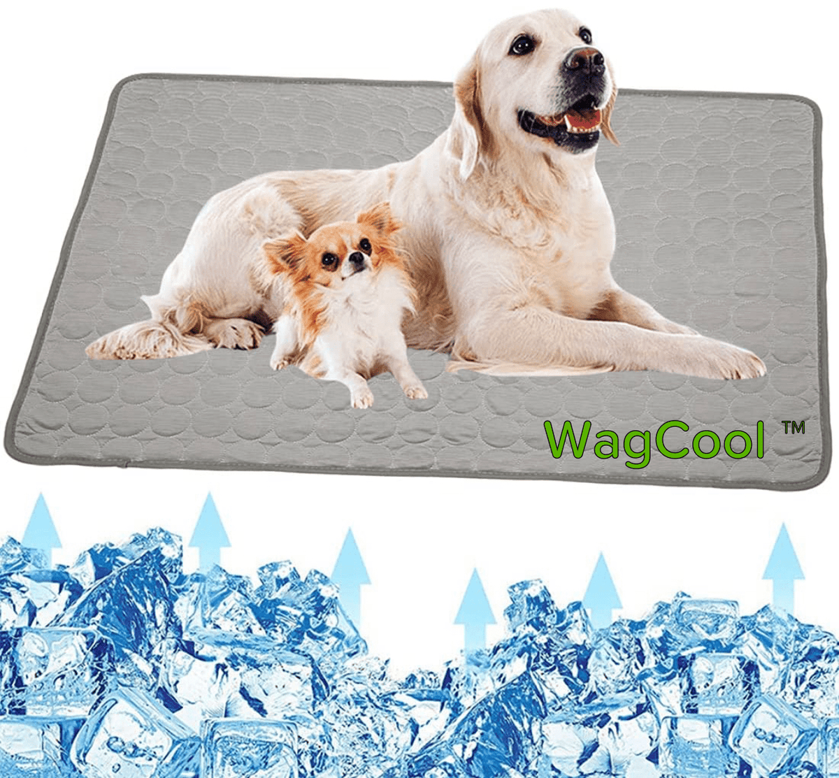 Cooling Mat for Dogs and Pets Cooling Cushion Ice Silk Washable Summer Comfort Mat Indoor Outdoor Cooling Cool | Sansoti