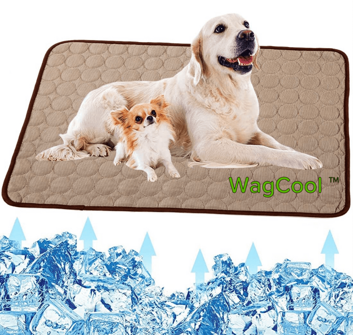 Cooling Mat for Dogs and Pets Cooling Cushion Ice Silk Washable Summer Comfort Mat Indoor Outdoor Cooling Cool | Sansoti