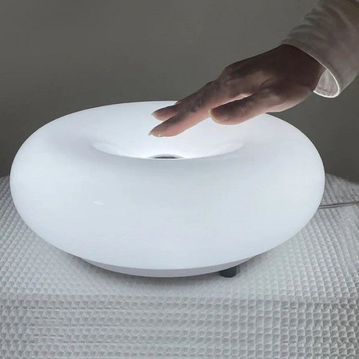 Bauhaus Wall Lamp & Table Lamp – Minimalist White Glass with Metal Living Room Ambient Light | Sansoti