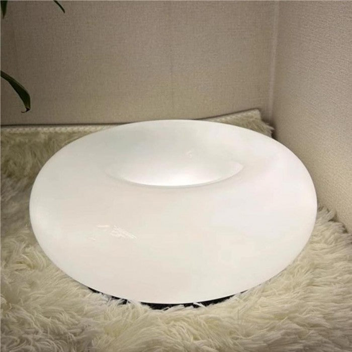 Bauhaus Wall Lamp & Table Lamp – Minimalist White Glass with Metal Living Room Ambient Light | Sansoti