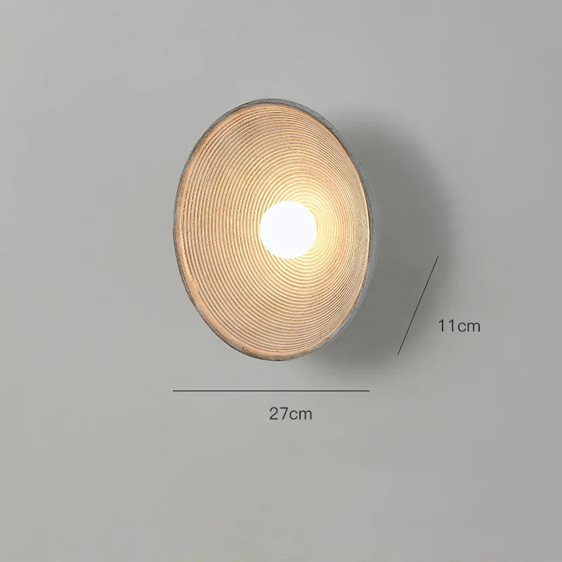 Wandlamp Rond Maan Design LED G4 Japandi Scandinavisch Ø20 Ø50 | Sansoti