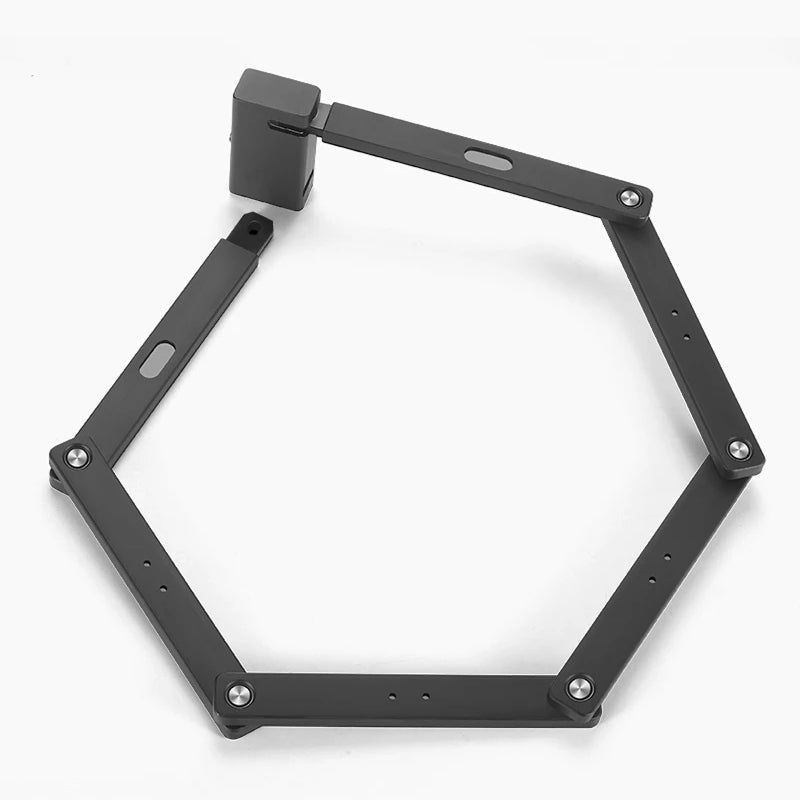 Opvouwbaar Fietsslot Gelegeerd Staal 95cm Anti-Zaag Bescherming Universeel Montagesysteem Compact Veilig | Sansoti