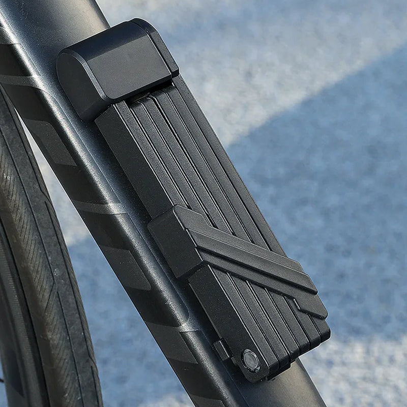 Opvouwbaar Fietsslot Gelegeerd Staal 95cm Anti-Zaag Bescherming Universeel Montagesysteem Compact Veilig | Sansoti