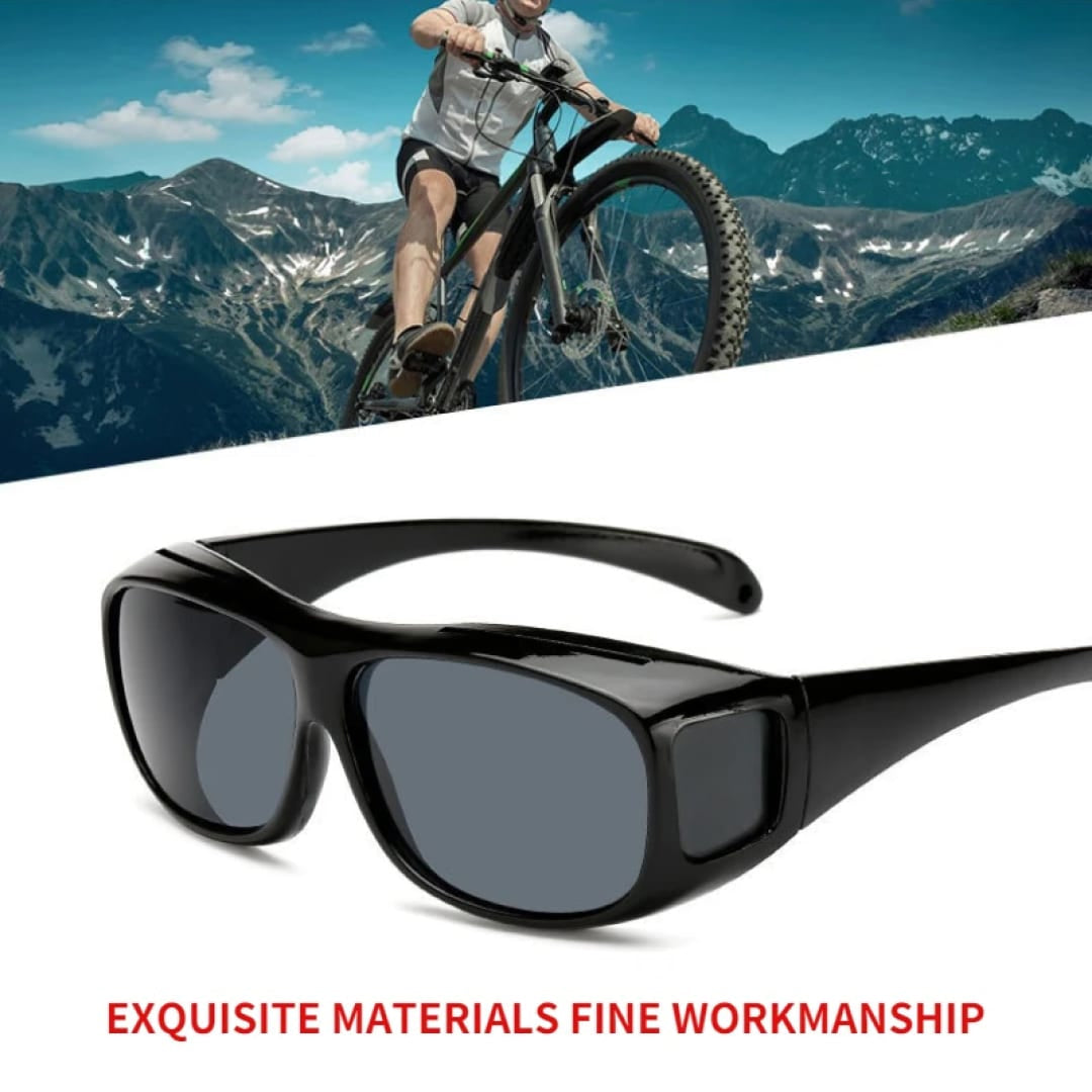 Night Driving Glasses Anti-Glare Clear Vision Yellow Filter Safer Driving Comfortable Glasses Dark Weather Poor Visibility | Sansoti