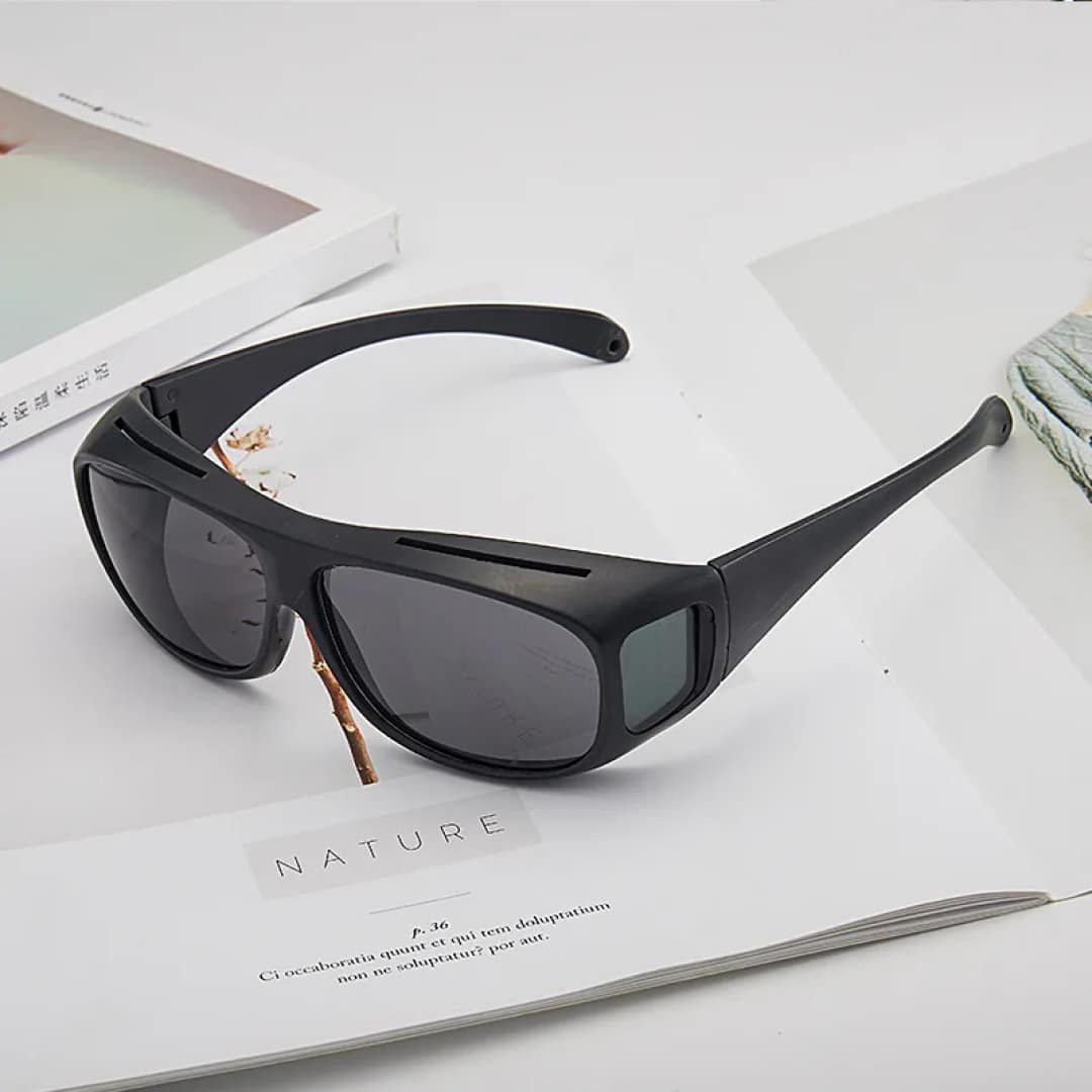Night Driving Glasses Anti-Glare Clear Vision Yellow Filter Safer Driving Comfortable Glasses Dark Weather Poor Visibility | Sansoti