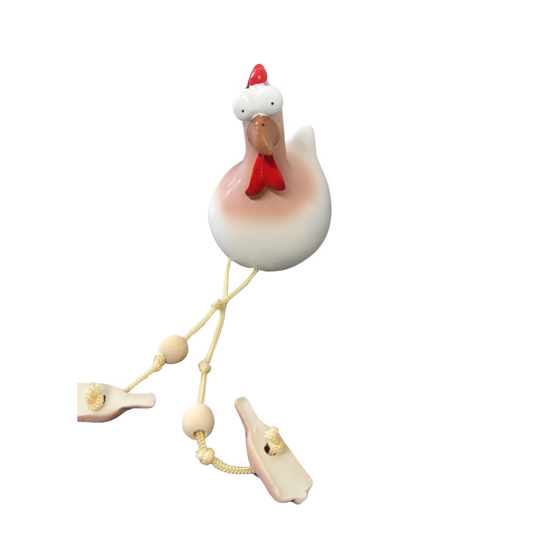Ornement de jardin décoratif en forme de coq, en résine, avec pattes mobiles sensibles au vent, décoration extérieure pour balcon, terrasse et jardin | Sansoti