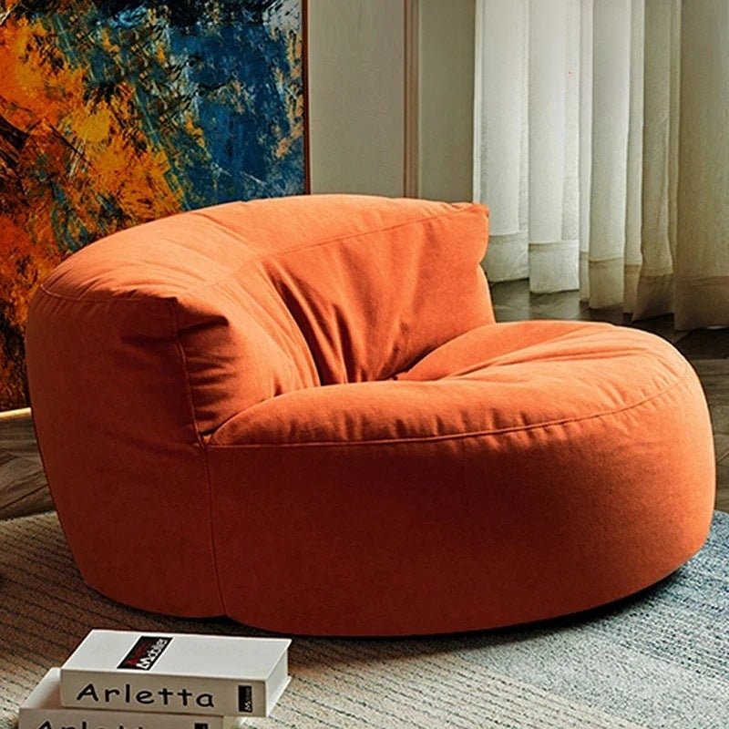 Ronde Fluwelen Zitzak Velvet Loveseat Groot Premium EPS Woonkamer Slaapkamer | Sansoti