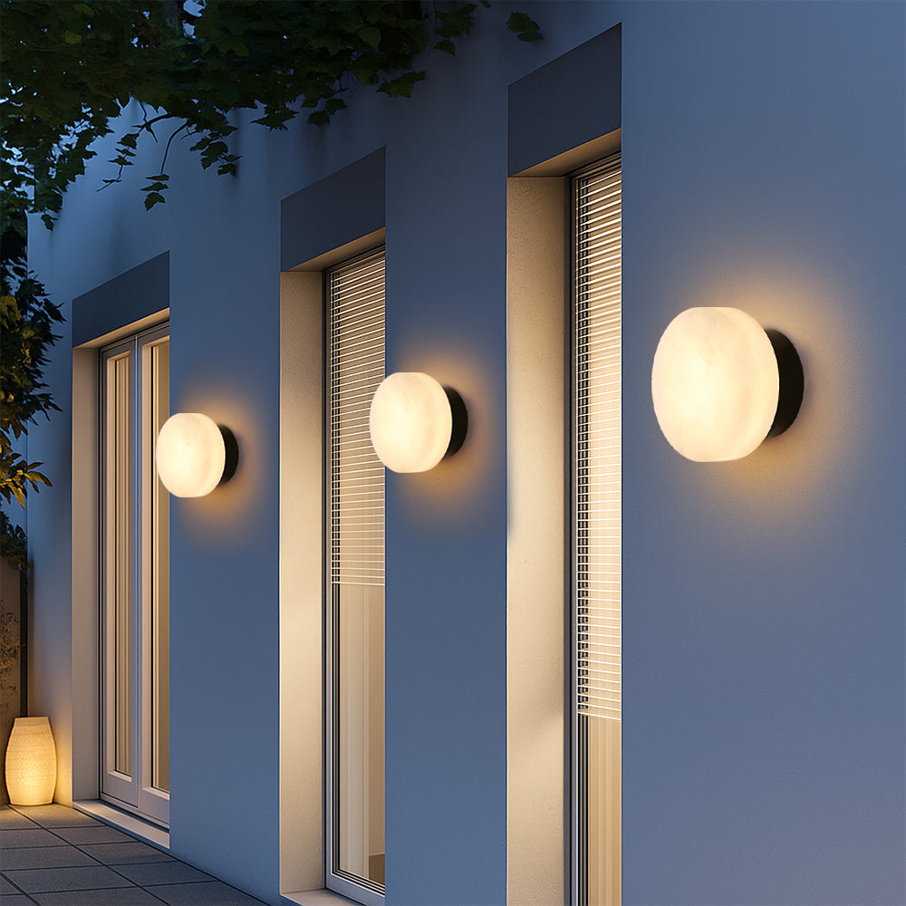 Marmeren Wandverlichting met Scandinavische Elegantie – Premium Natuursteen & Zachte LED | Sansoti