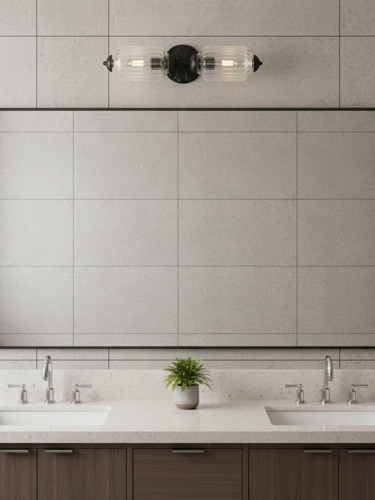 Vintage Glazen Wandlamp Horizontaal Model Eloise Lichtbron voor Woonkamer en Gang | Sansoti