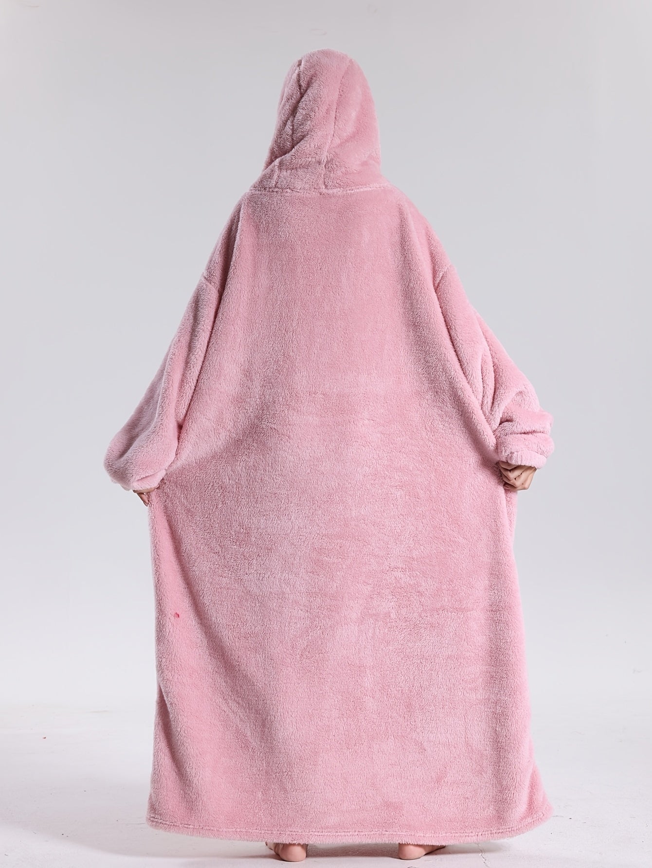 Draagbare Hoodie Deken met Mouwen en Capuchon Warm Fleece voor Bank Bed TV Kijken Luieren Ontspannen | Sansoti