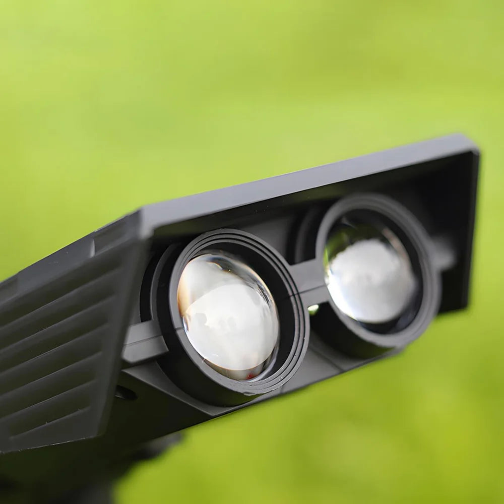 Solarbetriebene LED-Gartenstrahler im Set mit verstellbarer Linse, IP65-wasserdichte Außenbeleuchtung für Garten, Rasen und Terrasse | Sansoti