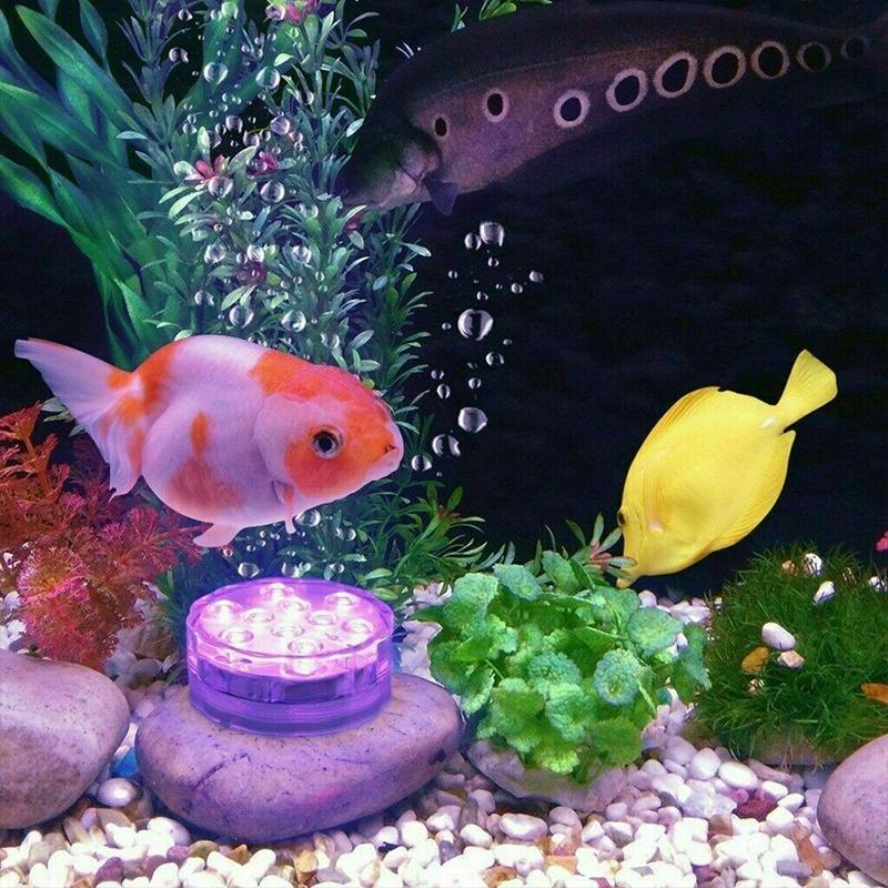 Onderwater LED Lamp IP68 Waterdicht met Afstandsbediening 16 Kleuren voor Zwembad Vijver Fontein Aquarium | Sansoti