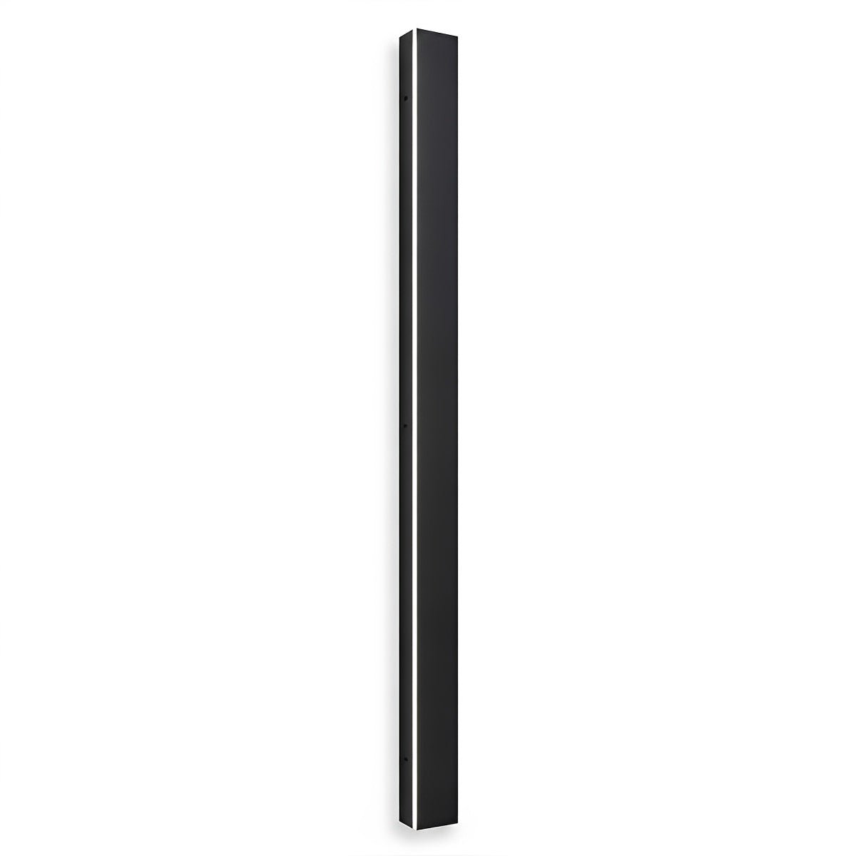 Waterproof black aluminum outdoor LED wall light 30-150cm for garden, terrace, entrance, front door, and facade lighting | Sansoti
