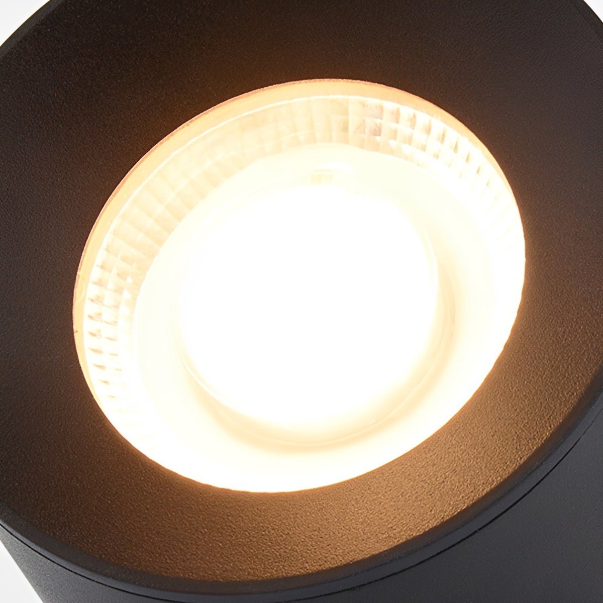 Applique murale extérieure LED réglable ronde noire étanche IP65, éclairage pour véranda, jardin et terrasse, orientable à 360° | Sansoti