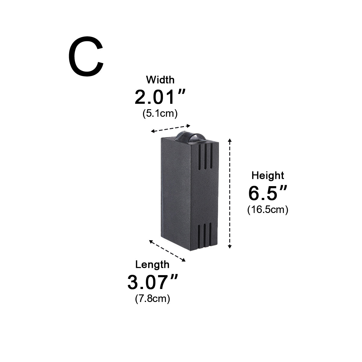 Außenwandleuchte LED Up Down Aluminium Schwarz IP65 Fassade Terrasse Veranda Warmweiß 3000K Wandspot Außenbeleuchtung Modern Stimmungslicht | Restfield