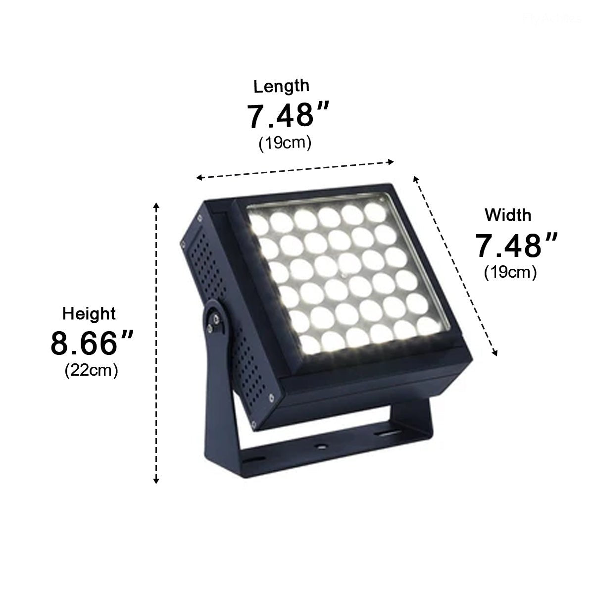 LED Garden Spotlight Waterproof RGB Color-Changing 36W-150W IP65 Outdoor Lighting Tree Garden Patio Lawn Accent | Sansoti