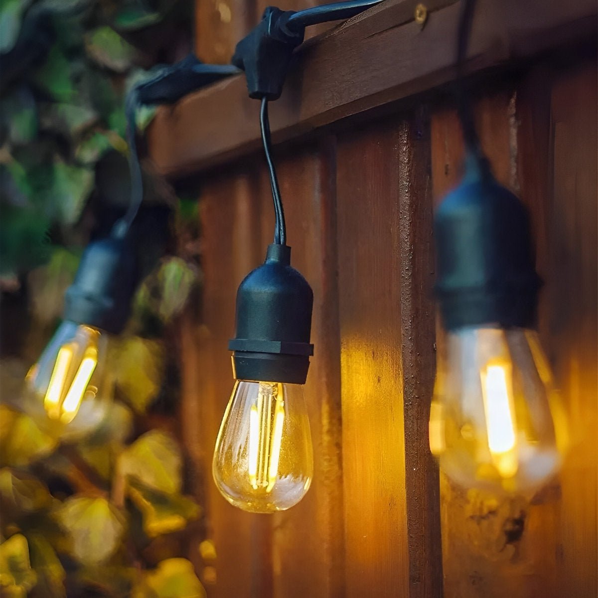 Guirlande lumineuse LED extérieure étanche, 10-30 ampoules, éclairage d’ambiance rétro pour jardin, terrasse et balcon, IP55, intensité réglable, éclairage de fête | Sansoti