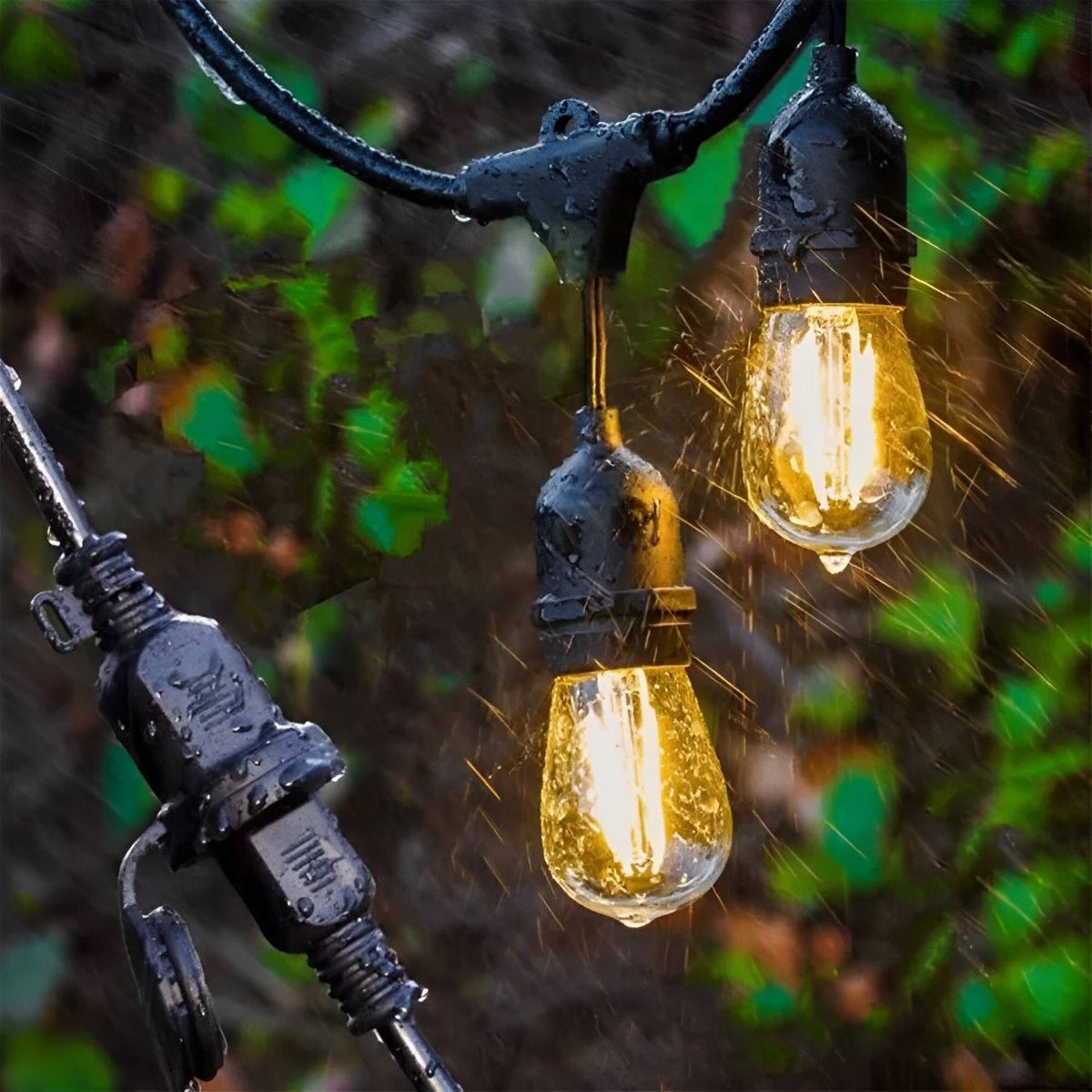 Guirlande lumineuse LED extérieure étanche, 10-30 ampoules, éclairage d’ambiance rétro pour jardin, terrasse et balcon, IP55, intensité réglable, éclairage de fête | Sansoti