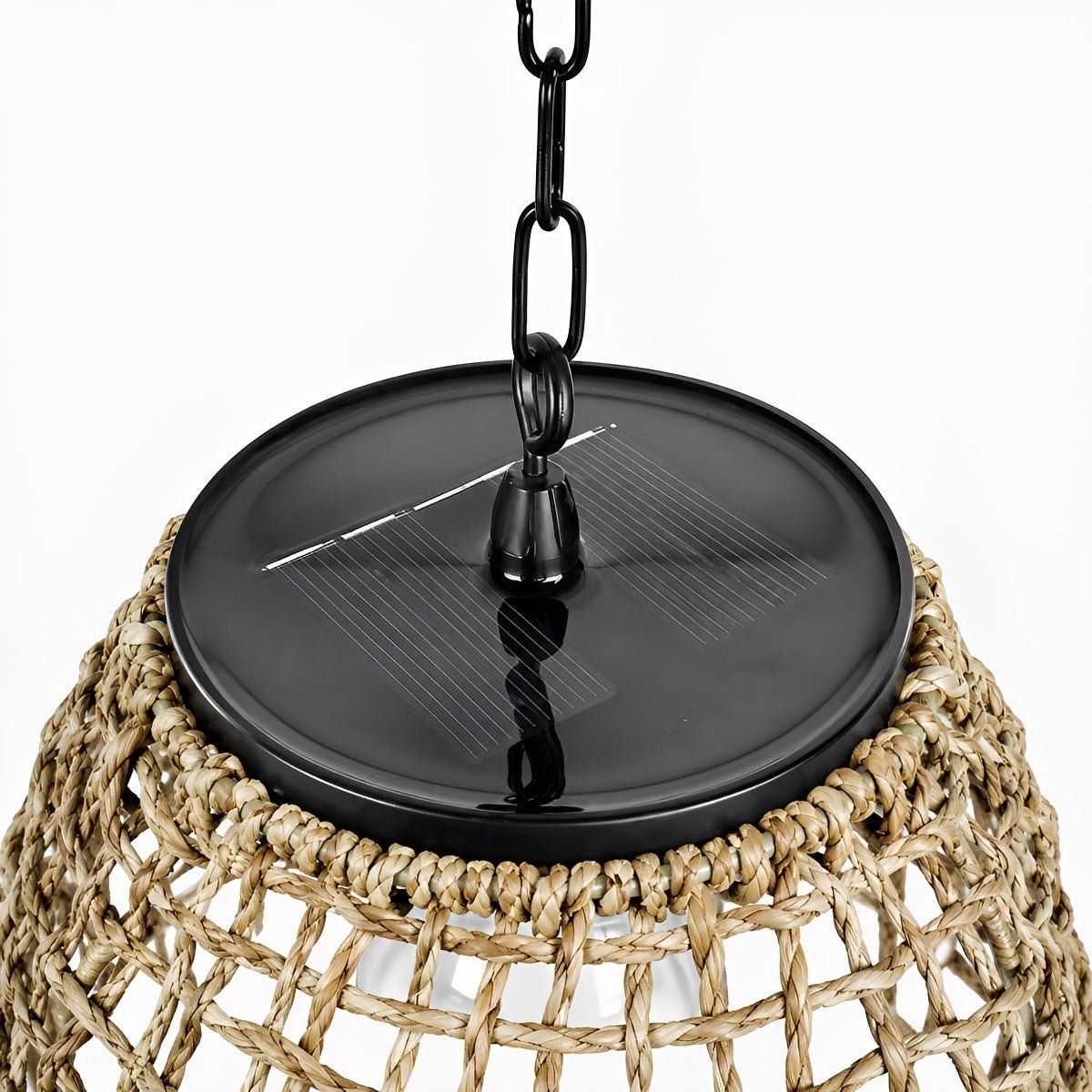 Lanterne extérieure suspendue solaire en forme de cloche, étanche IP44, éclairage LED de jardin pour terrasse, véranda et jardin | Sansoti