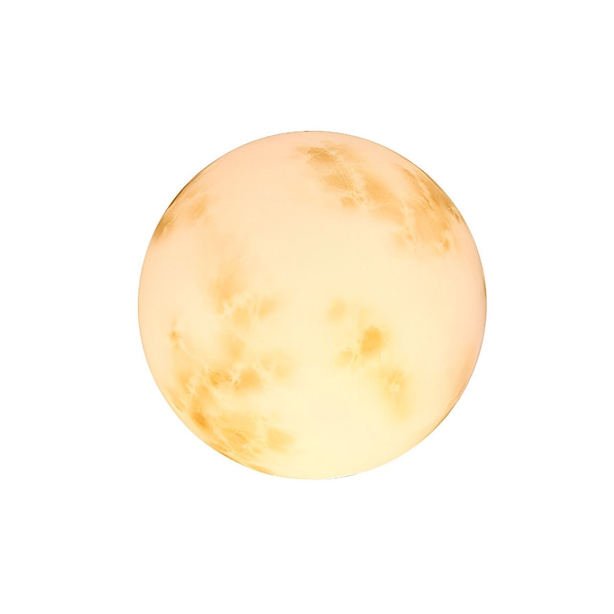 Spherical Solar-Powered Garden Light with Moon Relief, Waterproof IP67, for Garden Paths, Terraces, Lawns, and Driveways | Sansoti