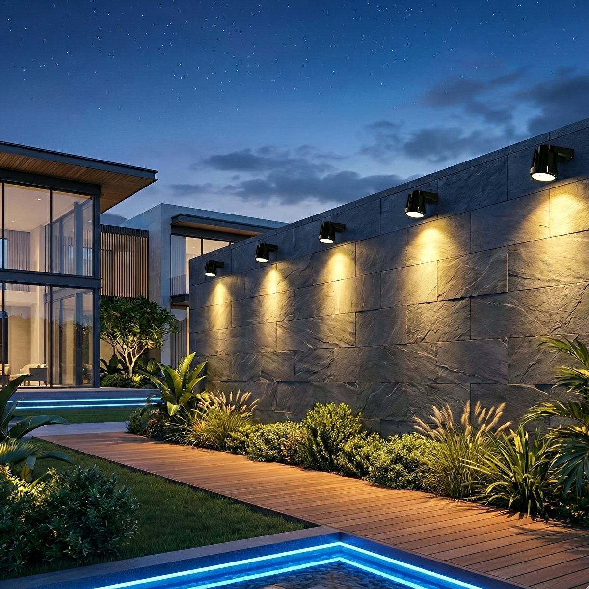 Tuinspot Zonne-energie LED 3W Zwart IP65 Tuin Gazon Prikspot Oprit Boomverlichting Buitenspot Solar | Sansoti