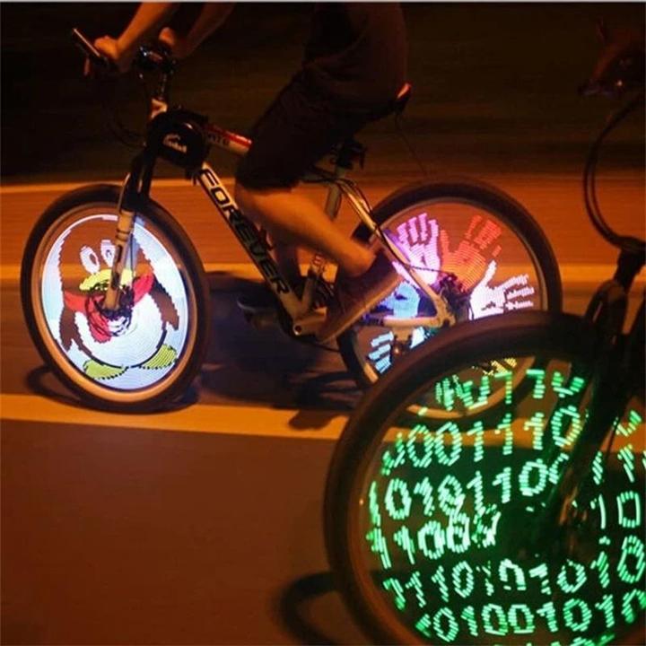 RGB Fietswiel Spaakverlichting 32 LED Patronen Zichtbaarheid Veiligheid Fietsverlichting Wielverlichting | Sansoti
