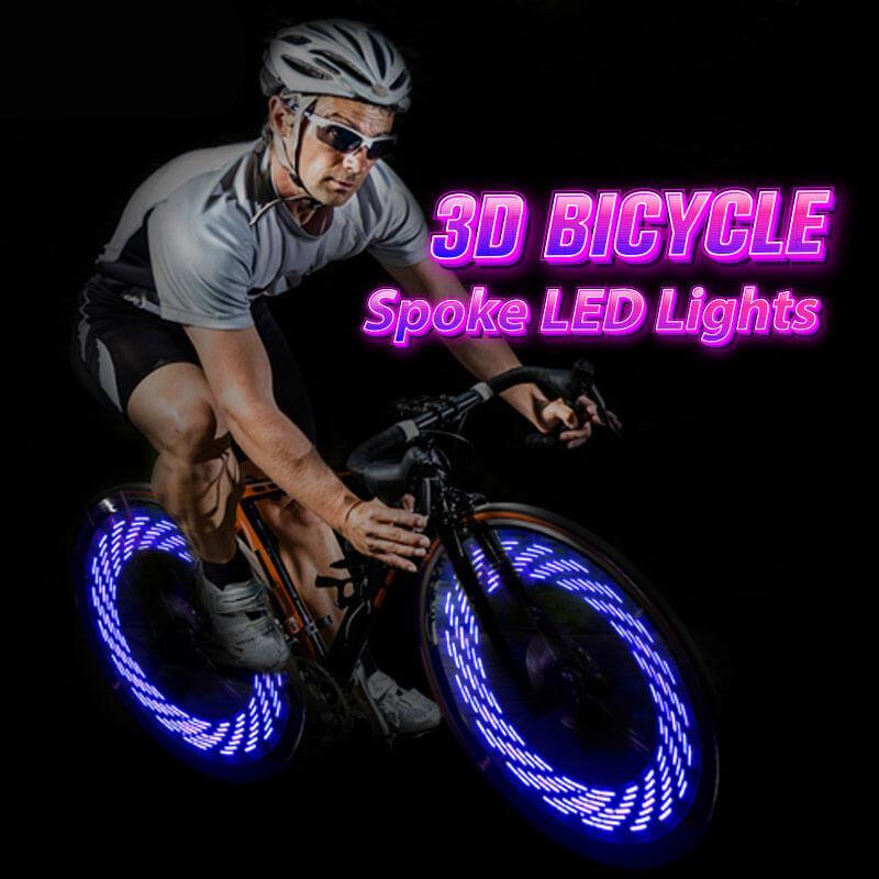 RGB Fietswiel Spaakverlichting 32 LED Patronen Zichtbaarheid Veiligheid Fietsverlichting Wielverlichting | Sansoti
