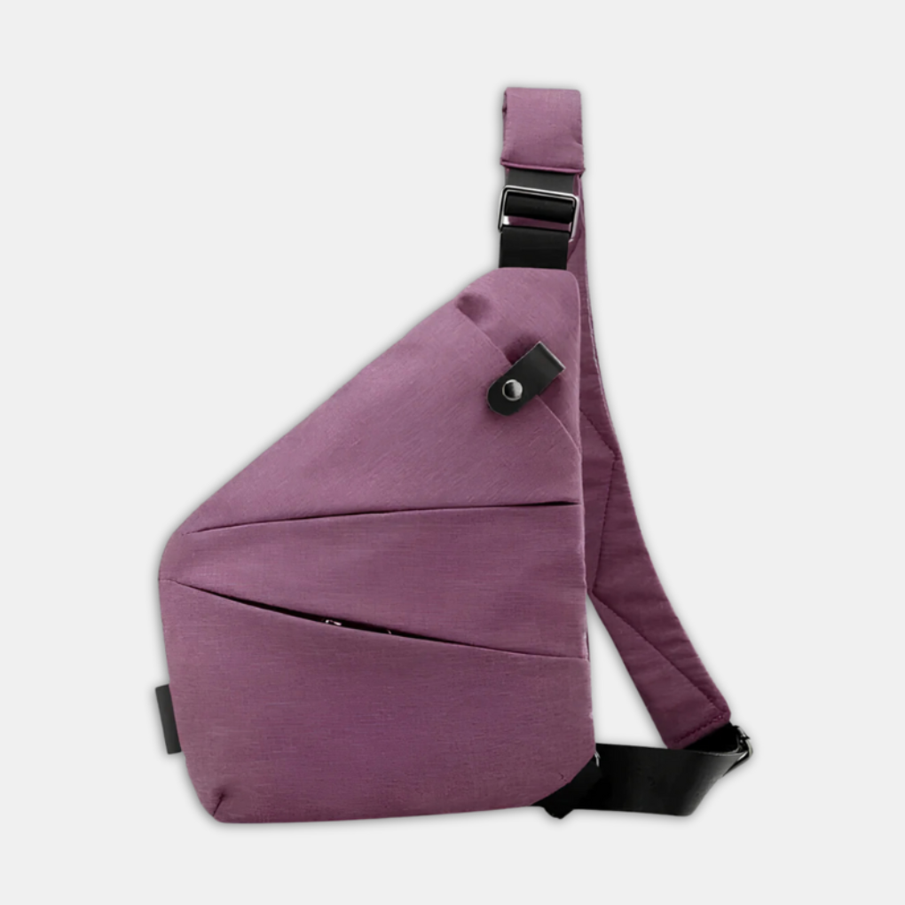 Beveiligde Crossbody Schoudertas met Verborgen Ritsen RFID Blokkering voor Dagelijks Gebruik Reizen Vrije Tijd | Sansoti