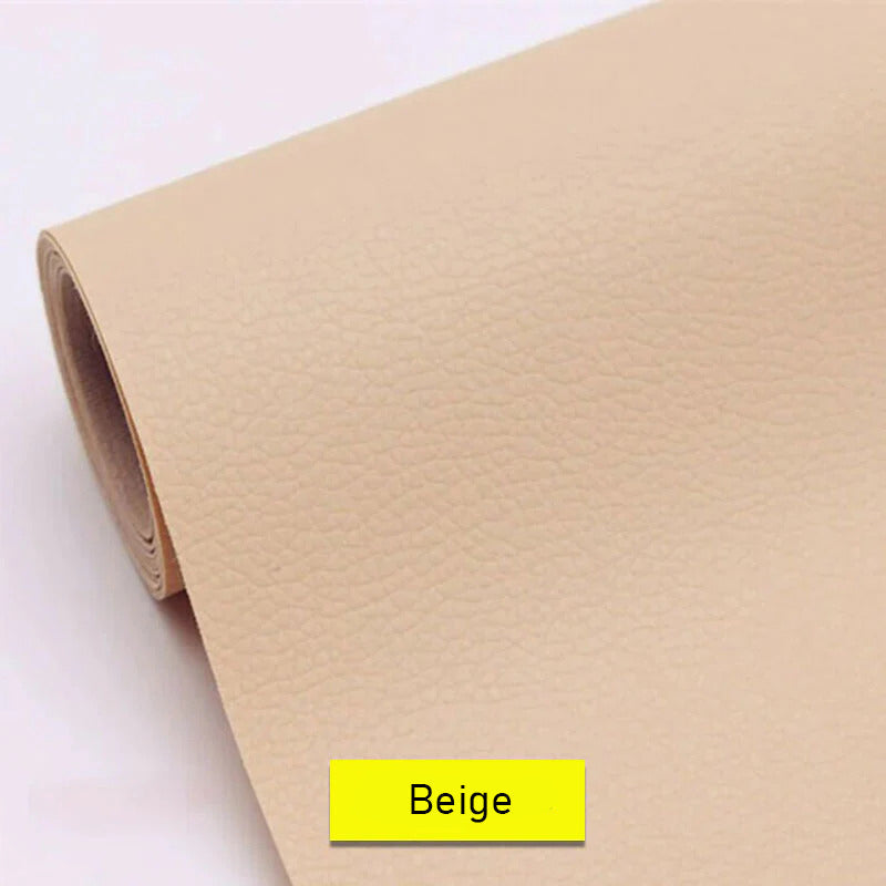 Zelfklevende Leerreparatietape voor Meubels en Auto Herstelfolie Scheurfix 20x30cm tot 50x137cm Knipbaar | Sansoti