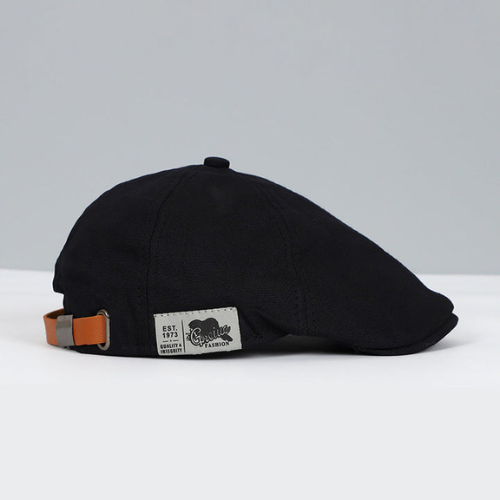 Platte Pet met Verstelbare Band Heren Klassiek Design Comfortabel Dagelijks Gebruik Vintage Stijl Casual | Sansoti