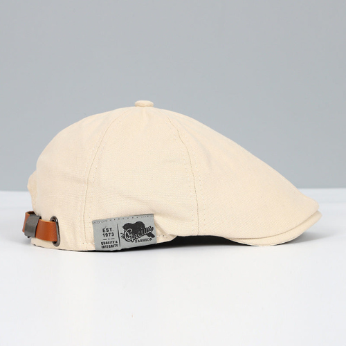 Platte Pet met Verstelbare Band Heren Klassiek Design Comfortabel Dagelijks Gebruik Vintage Stijl Casual | Sansoti