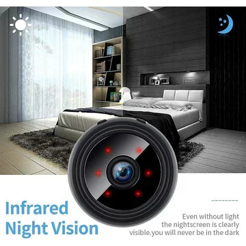 Mini Draadloze Magnetische Bewakingscamera met Livestream Audio Video Nachtzicht Wifi voor Binnen en Buiten | Sansoti