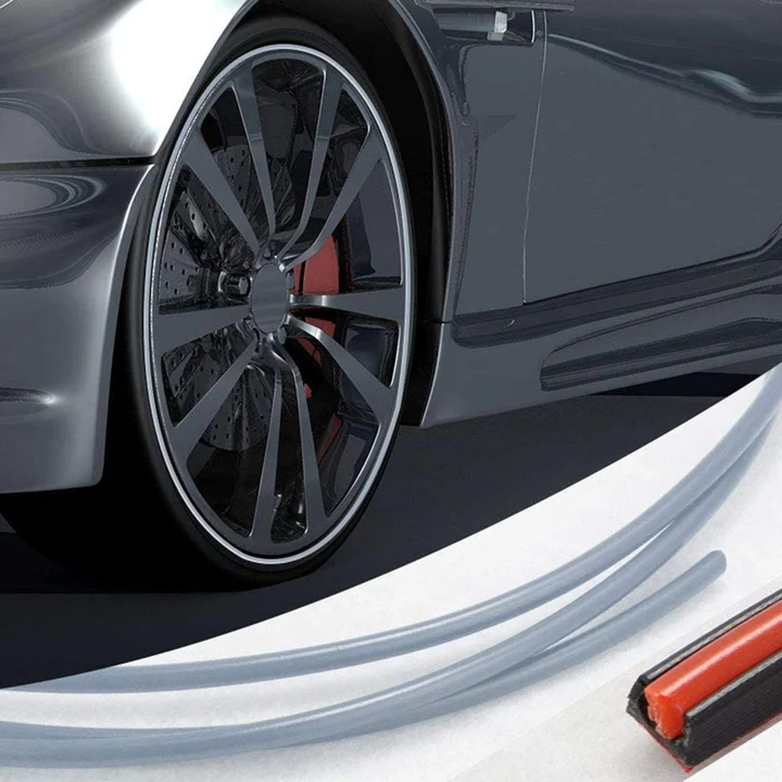 Velgrandbeschermer Rubber 8 Meter Strip Zelfklevend Beschermingsband Auto Velgen Bumper Spatbord Bescherming | Sansoti