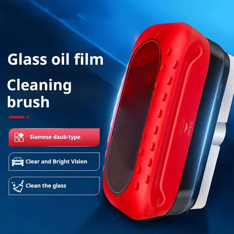 Autoglasreiniger-Set mit Bürste 120 ml + Nachfüllung 60 ml, wasserabweisend, beschlagfrei für klare Sicht | Sansoti