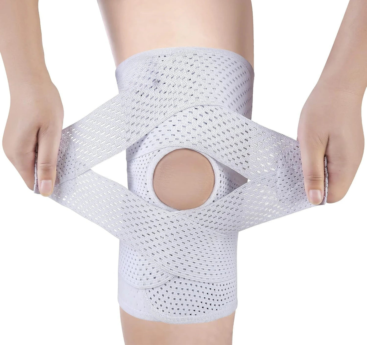 Adjustable Compression Knee Brace for Sports Training Running and Everyday Use Supportive | Sansoti
