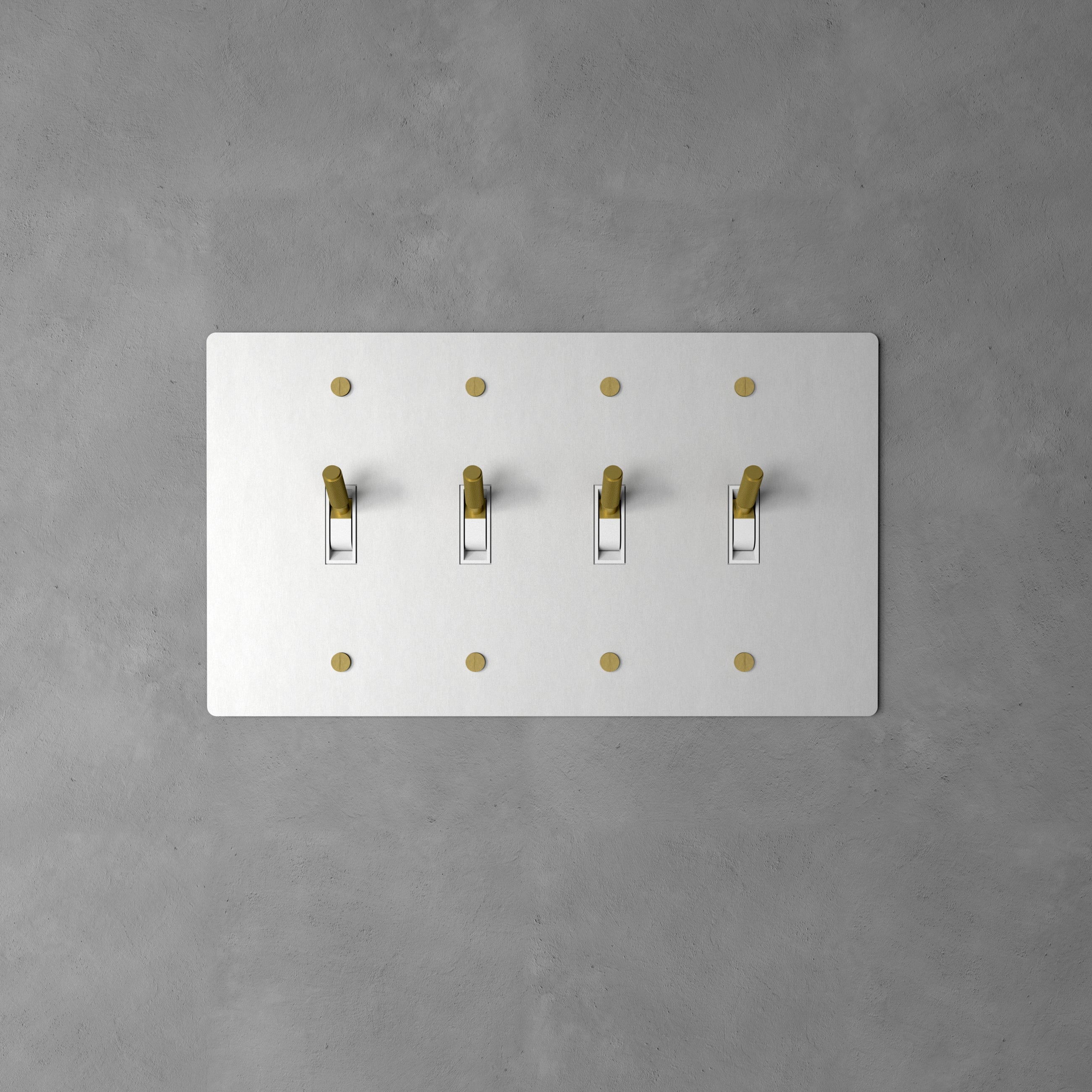 Luxe Messing Tuimelschakelaar Met Minimalistisch Design En Hoogwaardige Afwerking | Sansoti
