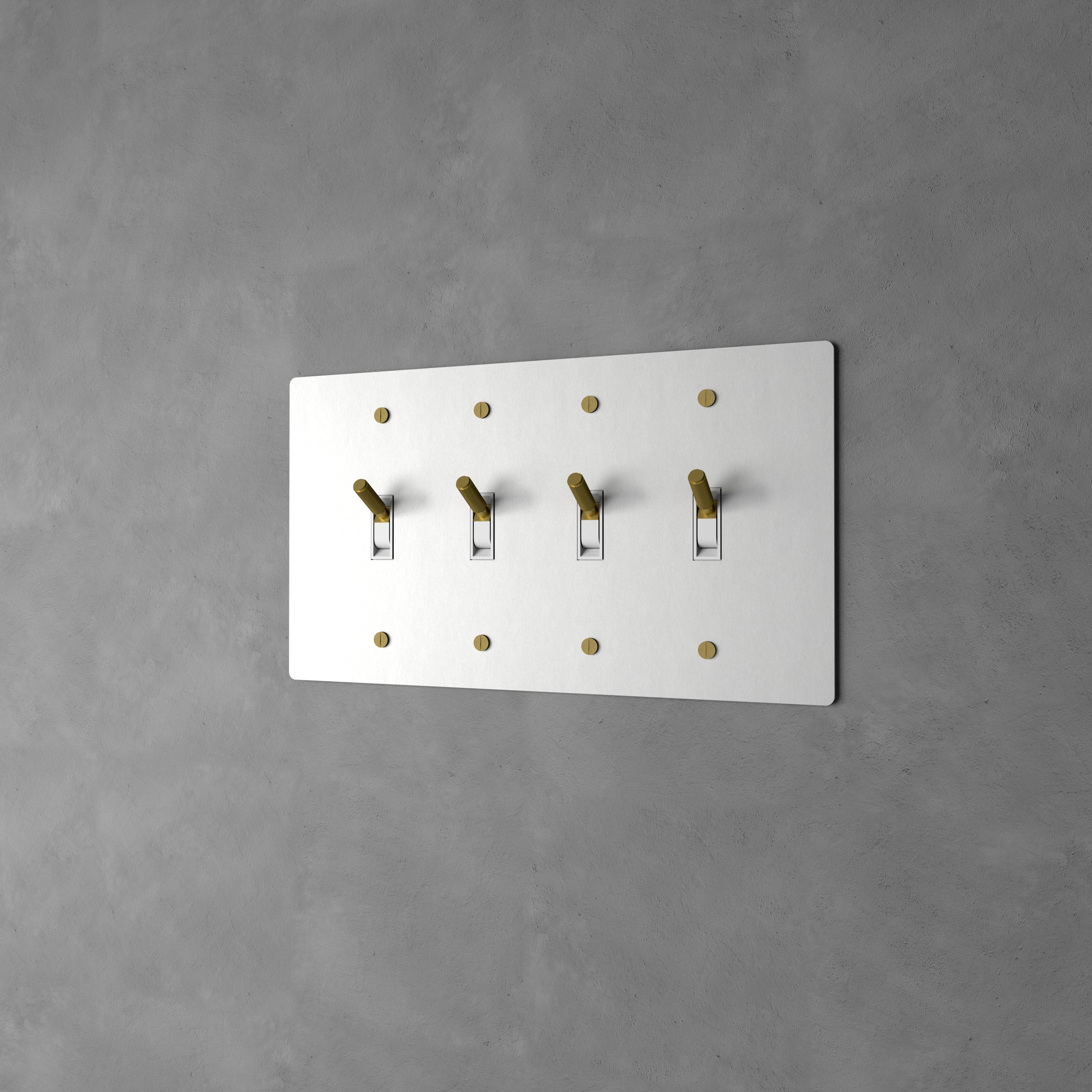Luxe Messing Tuimelschakelaar Met Minimalistisch Design En Hoogwaardige Afwerking | Sansoti