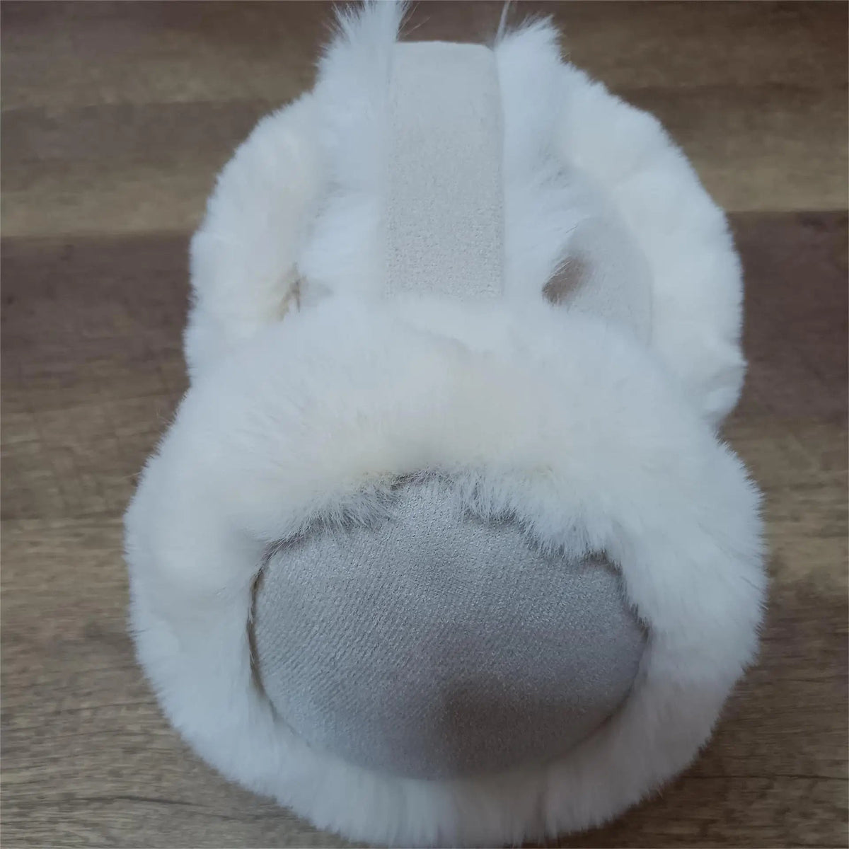 Plush Earmuffs Headband Winter Soft Warm Ear Warmers Beige Gray Black White Unisex Accessory | Sansoti