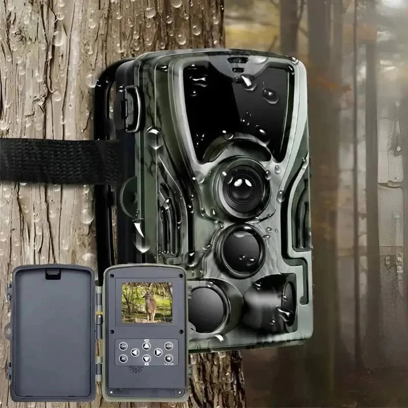 Wildkamera mit Bewegungssensor & Nachtsicht | Trail-Kamera für Natur, Garten & Sicherheit