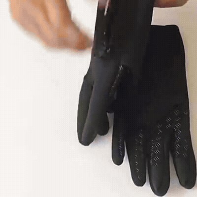 Thermische fietshandschoenen met touchscreen winddicht fleece warm winterhandschoenen voor sportief fietsen | Sansoti
