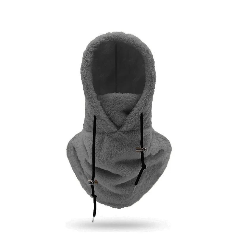 Sherpa Fleece Bivakmuts Winddicht Thermisch Skimas Verstelbaar Unisex Winteraccessoire voor Fietsen Outdoor | Sansoti